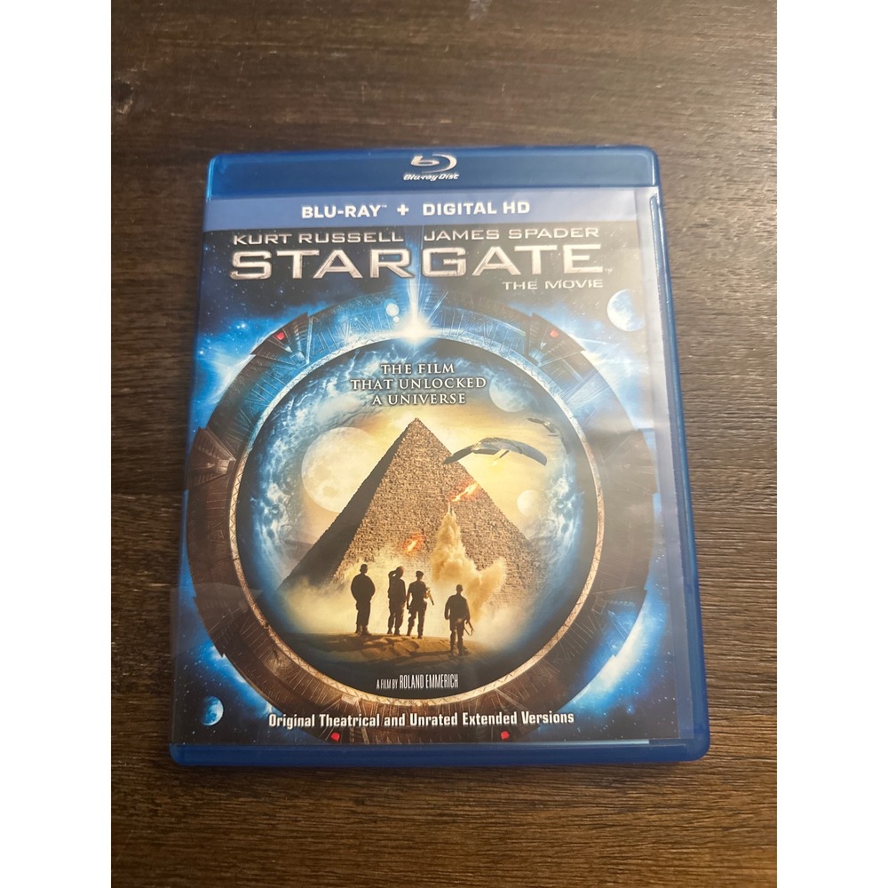 Stargate The Movie Blu-ray Kurt Russell James Spader Unrated Extended Version